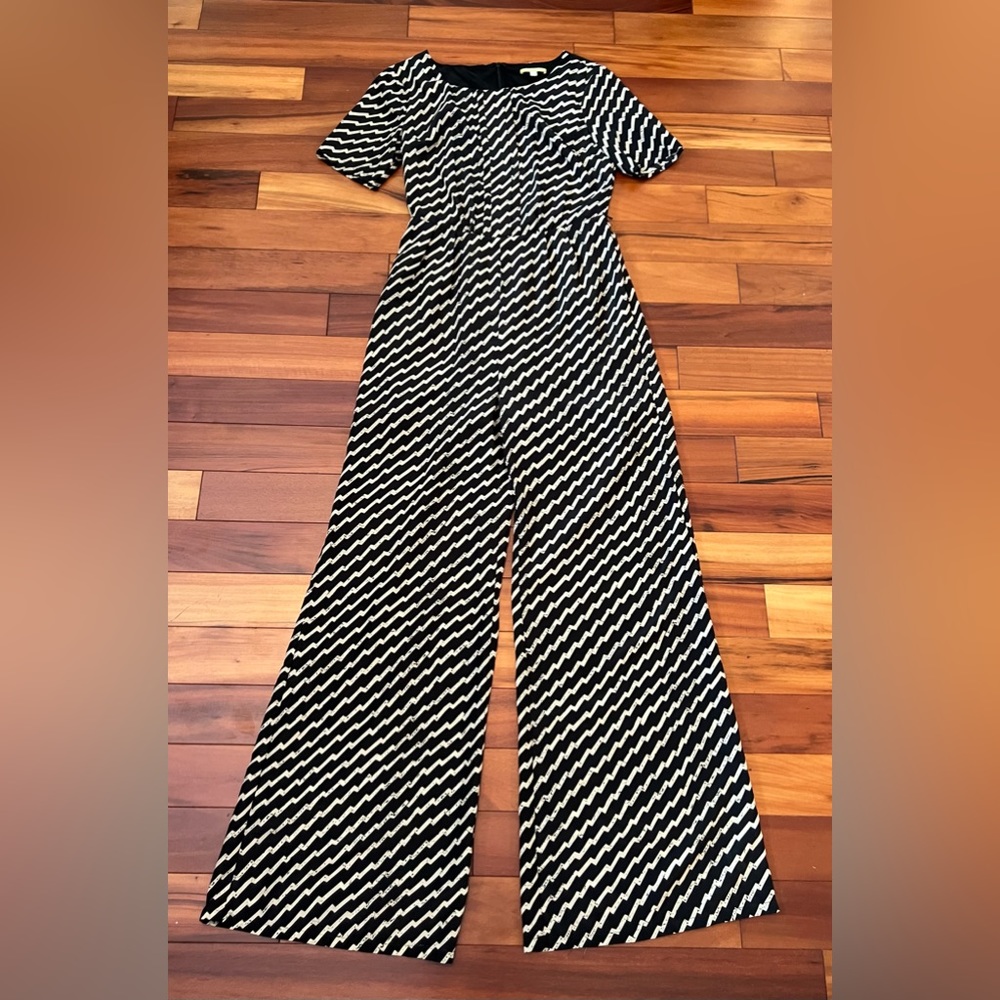 Gianni Bini black and tan jumpsuit, size medium